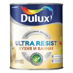 Ультрастойкое покрытие Dulux Ultra Resist Дюлакс Ультра Резист Кухня и Ванная Полуматовая