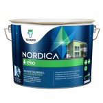 Глянцевая водоразбавляемая краска для домов Teknos Nordica Eco Текнос Нордика Эко