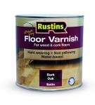 Быстросохнущий лак для пола Rustins Quick Dry Floor Varnish Растинс