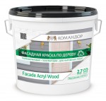 Фасадная краска по дереву Командор (архив) Fasade Acryl Wood 