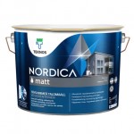 Совершенно матовая водоразбавляемая краска для домов Teknos Nordica Matt Текнос Нордика Матт