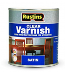 Полиуретановый лак Rustins Polyurethane Clear Varnish Растинс бесцветный