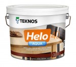 Полиуретановый лак на водной основе  Teknos Helo  Aqua 40 Текнос Хело Аква 40 полуглянцевый