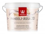 Водоразбавляемый лессирующий лак Tikkurila Paneeli-Assa 20 Тиккурила Панели-Ясся 20 лак полуматовый